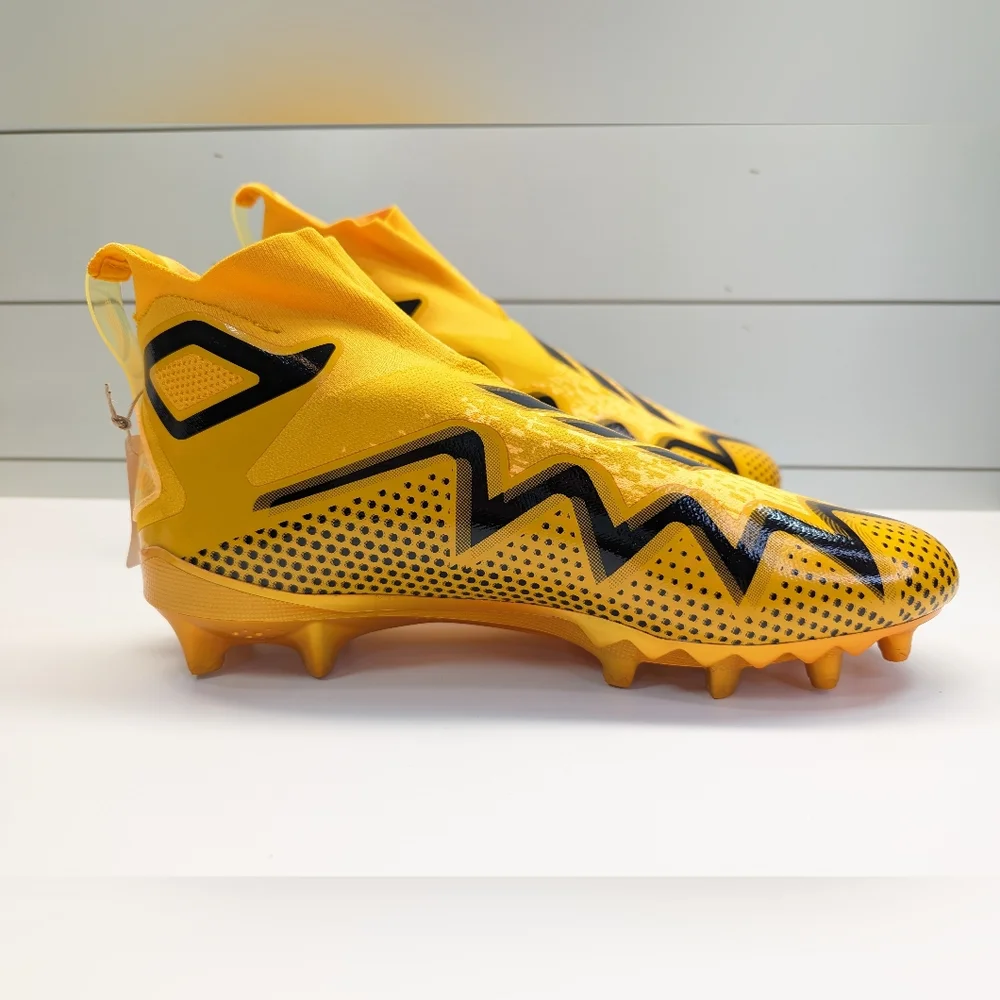 Adidas Freak 21 Ultra Team Collegiate Gold Black Yellow Football cleats Men's 14